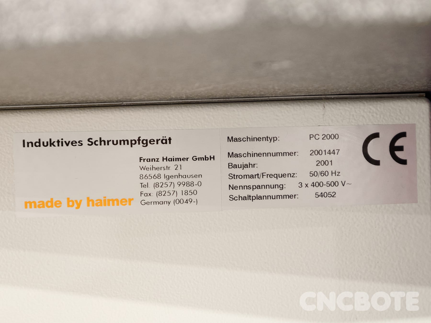 HAIMER PC2000 Power Clamp Krimppassingsapparaat Voor Gereedschap - Afbeelding 12